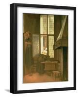 Woman at a Window, 1654-Jacobus Vrel or Frel-Framed Giclee Print