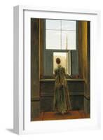 Woman at a Window, 1822-Caspar David Friedrich-Framed Giclee Print