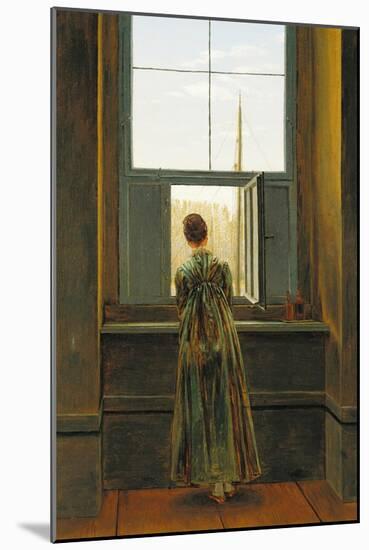 Woman at a Window, 1822-Caspar David Friedrich-Mounted Giclee Print
