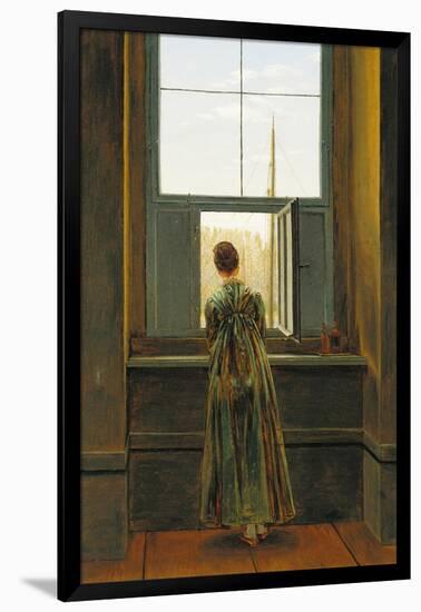 Woman at a Window, 1822-Caspar David Friedrich-Framed Giclee Print