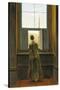 Woman at a Window, 1822-Caspar David Friedrich-Stretched Canvas