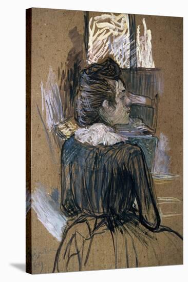 Woman at a Window, 1889-Henri de Toulouse-Lautrec-Stretched Canvas