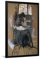 Woman at a Window, 1889-Henri de Toulouse-Lautrec-Framed Giclee Print