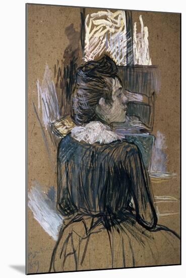 Woman at a Window, 1889-Henri de Toulouse-Lautrec-Mounted Giclee Print