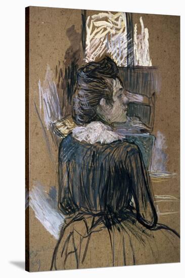 Woman at a Window, 1889-Henri de Toulouse-Lautrec-Stretched Canvas