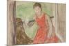 Woman at a Window-Edgar Degas-Mounted Giclee Print