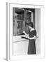 Woman at Bank Teller Window-Philip Gendreau-Framed Photographic Print
