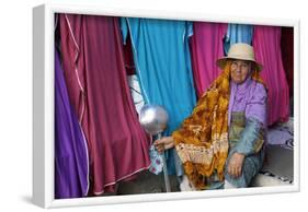 Woman at Ben Guerdane border market, Tunisia-Godong-Framed Photographic Print