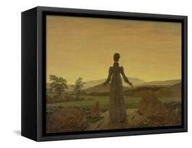 Woman at Dawn, about 1818-Caspar David Friedrich-Framed Stretched Canvas