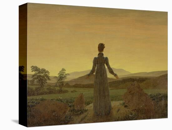 Woman at Dawn, about 1818-Caspar David Friedrich-Stretched Canvas