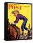 "Woman at Dude Rance," Saturday Evening Post Cover, June 20, 1942-Fred Ludekens-Framed Stretched Canvas