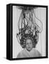 Woman at Hairdressing Salon Getting a Permanent Wave-Alfred Eisenstaedt-Framed Stretched Canvas