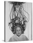 Woman at Hairdressing Salon Getting a Permanent Wave-Alfred Eisenstaedt-Stretched Canvas