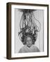 Woman at Hairdressing Salon Getting a Permanent Wave-Alfred Eisenstaedt-Framed Photographic Print