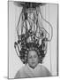 Woman at Hairdressing Salon Getting a Permanent Wave-Alfred Eisenstaedt-Mounted Photographic Print