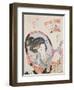 Woman at her Mirror, published c.1830-Kikugawa Toshinobu Eizan-Framed Giclee Print