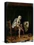 Woman at Her Toilet, 1655-60-Jan Steen-Stretched Canvas
