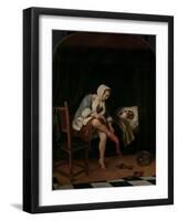 Woman at her Toilet, 1655-60-Jan Havicksz. Steen-Framed Giclee Print