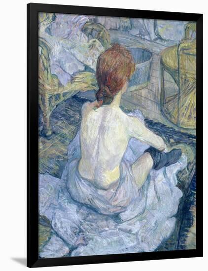 Woman at Her Toilet, 1896-Henri de Toulouse-Lautrec-Framed Giclee Print