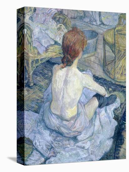 Woman at Her Toilet, 1896-Henri de Toulouse-Lautrec-Stretched Canvas