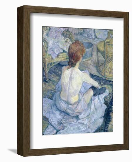 Woman at Her Toilet, 1896-Henri de Toulouse-Lautrec-Framed Giclee Print