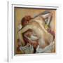 Woman at Her Toilet, C.1894 (Pastel)-Edgar Degas-Framed Giclee Print