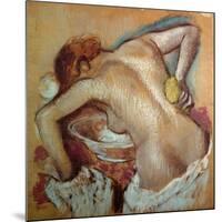 Woman at Her Toilet, C.1894 (Pastel)-Edgar Degas-Mounted Giclee Print