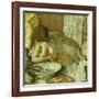 Woman at Her Toilet, circa 1897-Edgar Degas-Framed Giclee Print