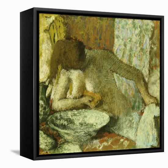 Woman at Her Toilet, circa 1897-Edgar Degas-Framed Stretched Canvas