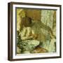 Woman at Her Toilet, circa 1897-Edgar Degas-Framed Giclee Print