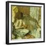 Woman at Her Toilet, circa 1897-Edgar Degas-Framed Giclee Print