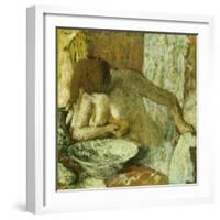 Woman at Her Toilet, circa 1897-Edgar Degas-Framed Giclee Print