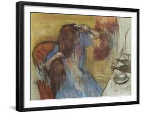 Woman at Her Toilet; Femme a Sa Toilette, C.1889-Edgar Degas-Framed Giclee Print