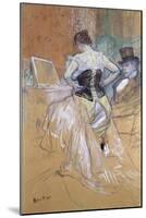 Woman at Her Toilet, Study for "Elles", circa 1896-Henri de Toulouse-Lautrec-Mounted Giclee Print