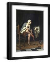 Woman at Her Toilet-Jan Havicksz. Steen-Framed Photographic Print