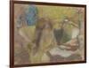 Woman at her Toilet-Edgar Degas-Framed Giclee Print