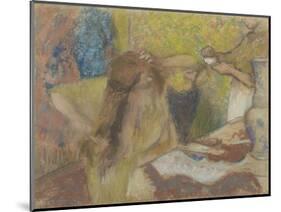 Woman at her Toilet-Edgar Degas-Mounted Giclee Print