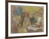 Woman at her Toilet-Edgar Degas-Framed Giclee Print