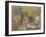 Woman at her Toilet-Edgar Degas-Framed Giclee Print