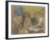 Woman at her Toilet-Edgar Degas-Framed Giclee Print