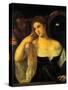 Woman at Her Toilet-Titian (Tiziano Vecelli)-Stretched Canvas