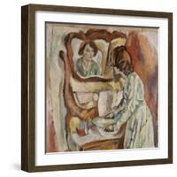 Woman at Her Toilet-Jules Pascin-Framed Giclee Print