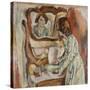 Woman at Her Toilet-Jules Pascin-Stretched Canvas