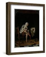 Woman at Her Toilet-Jan Havicksz Steen-Framed Art Print