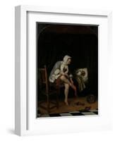 Woman at Her Toilet-Jan Havicksz Steen-Framed Art Print