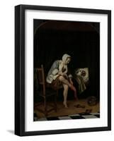 Woman at Her Toilet-Jan Havicksz Steen-Framed Art Print