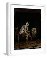 Woman at Her Toilet-Jan Havicksz Steen-Framed Art Print