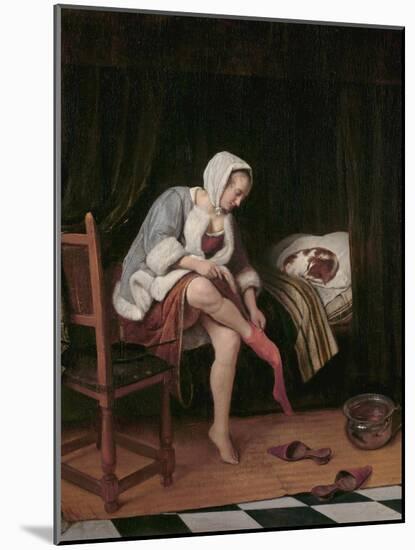 Woman at Her Toilet-Jan Havicksz Steen-Mounted Giclee Print