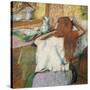 Woman at Her Toilet-Edgar Degas-Stretched Canvas