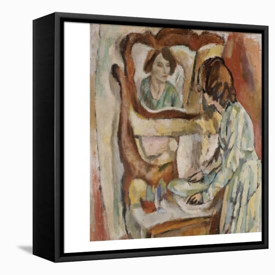 Woman at Her Toilet-Jules Pascin-Framed Stretched Canvas